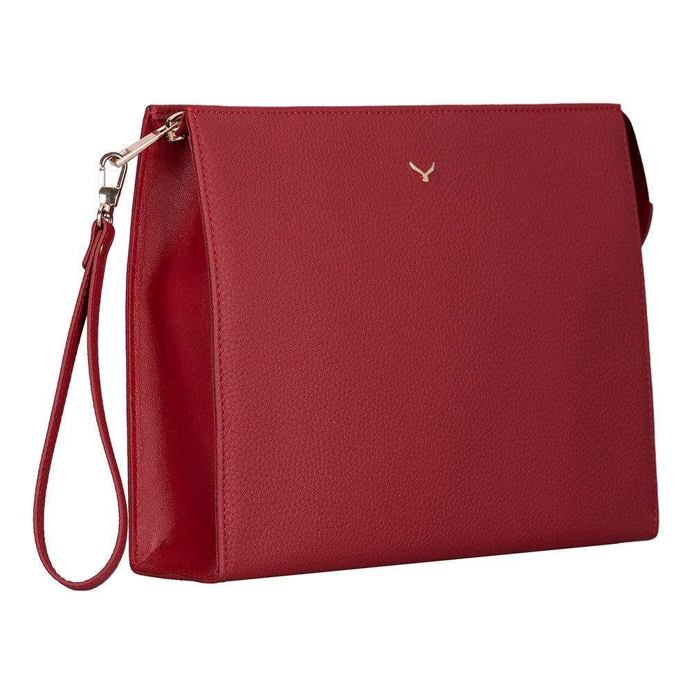 Hakiki Deri Adorn Kadın Çanta - Kırmızı