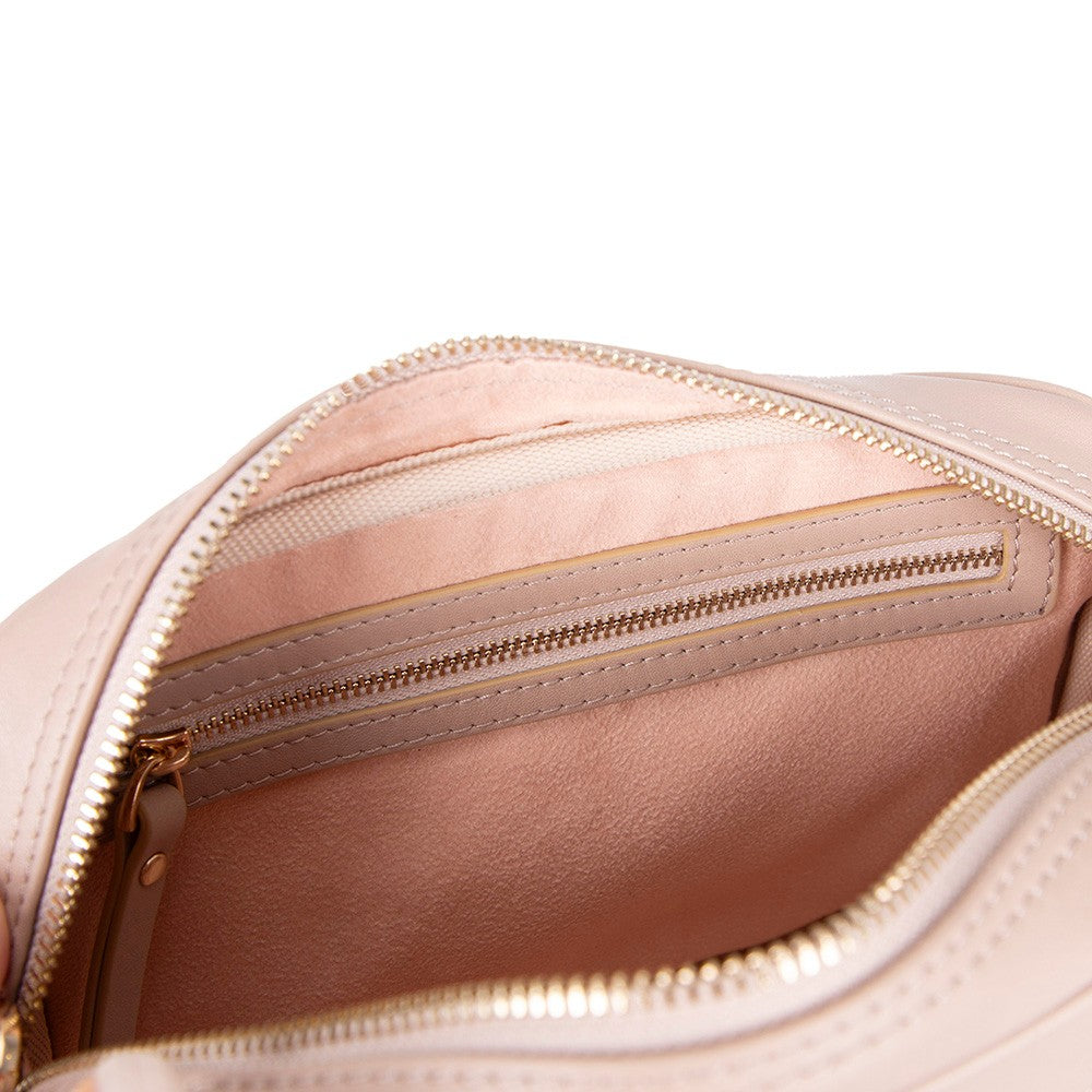 Hakiki Deri Emerald Kadın Çanta - Pembe