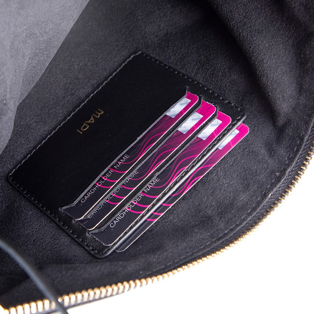 Hakiki Deri Jewel Kadın Çanta - Siyah