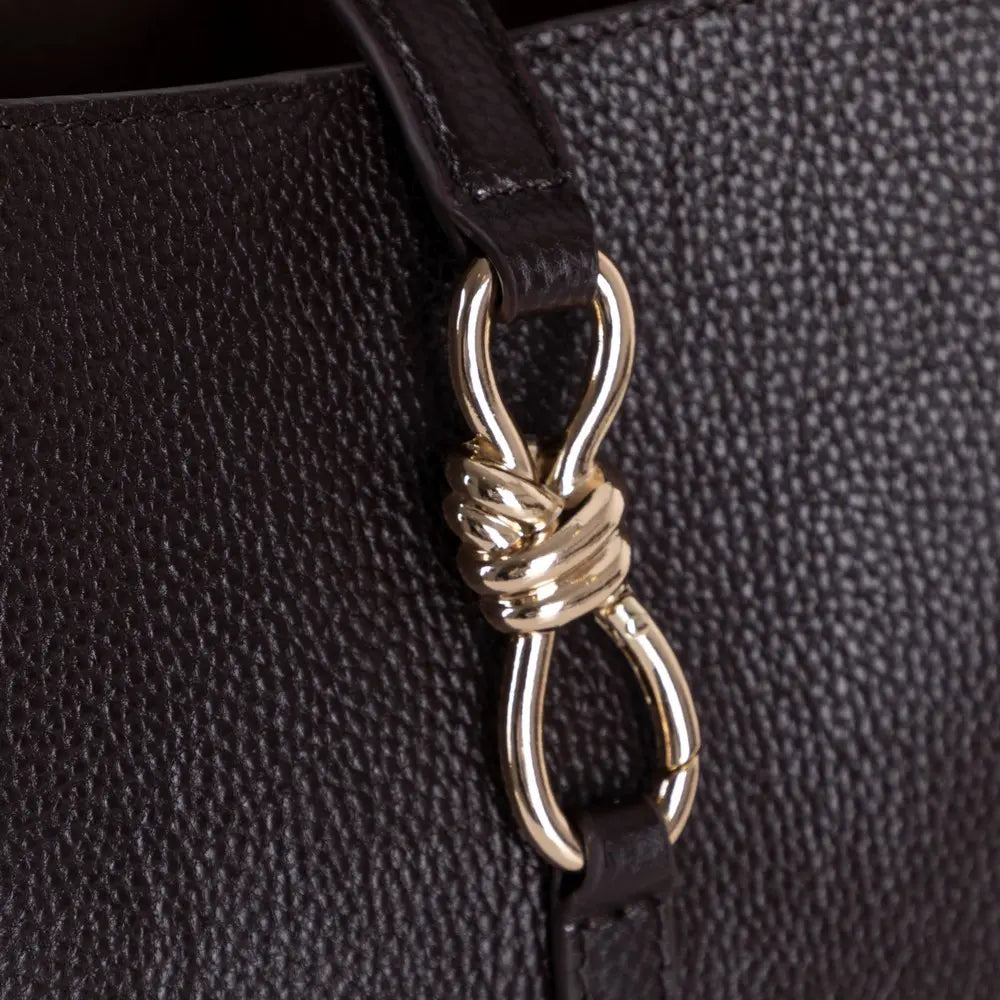 Hakiki Deri Azura Omuz Çanta - Kahve