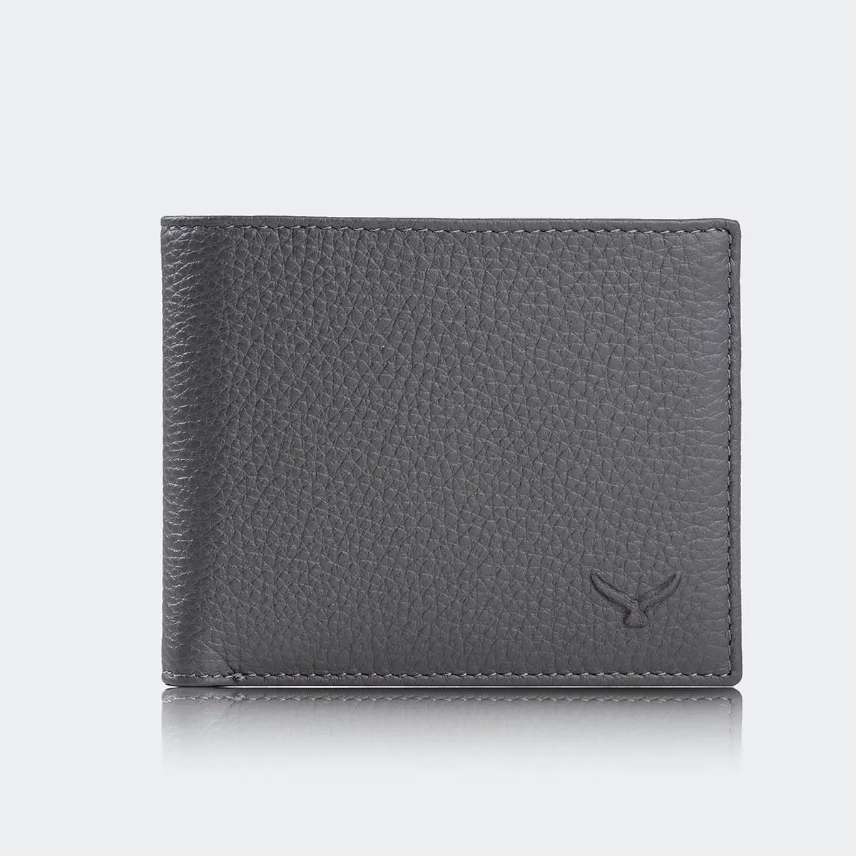 Hakiki Deri Erkek Elegant Cüzdan - Gri