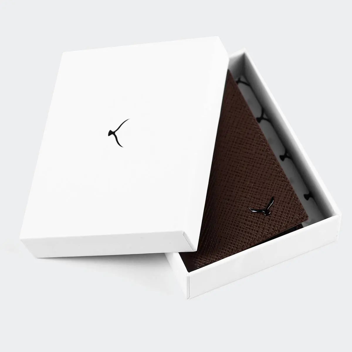 Hakiki Deri Erkek İkon Kartlık Cüzdan - Kahve