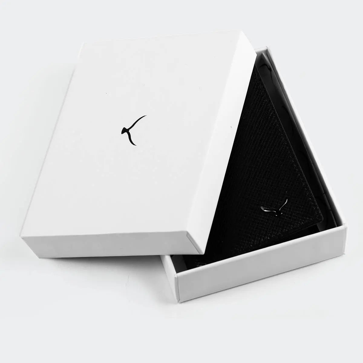 Hakiki Deri Erkek İkon Kartlık Cüzdan - Siyah