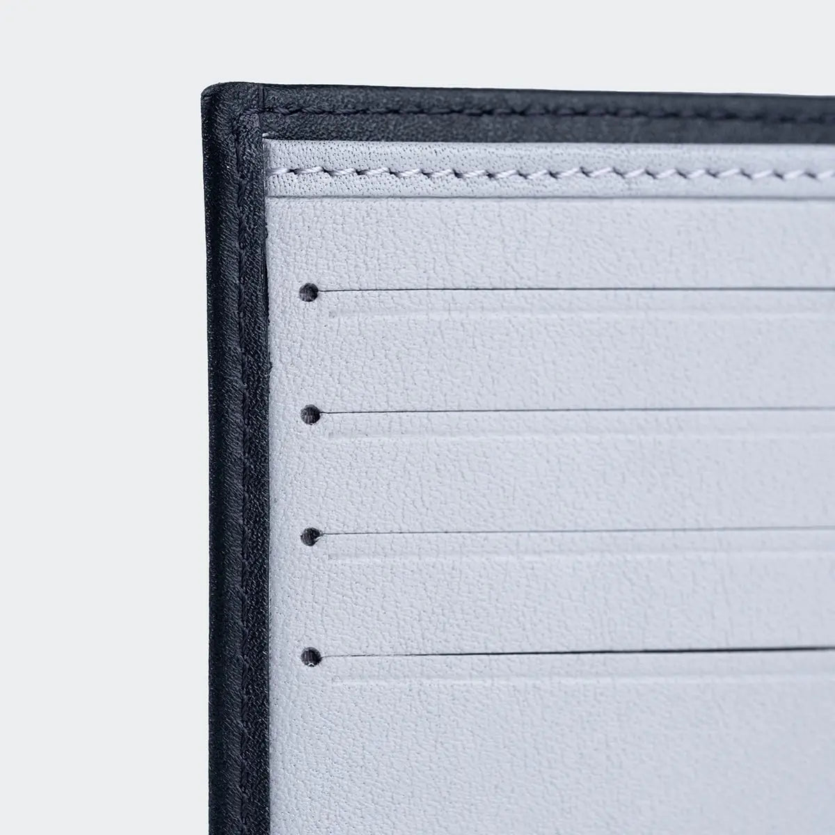 Hakiki Deri Erkek Kompakt Cüzdan - Mavi