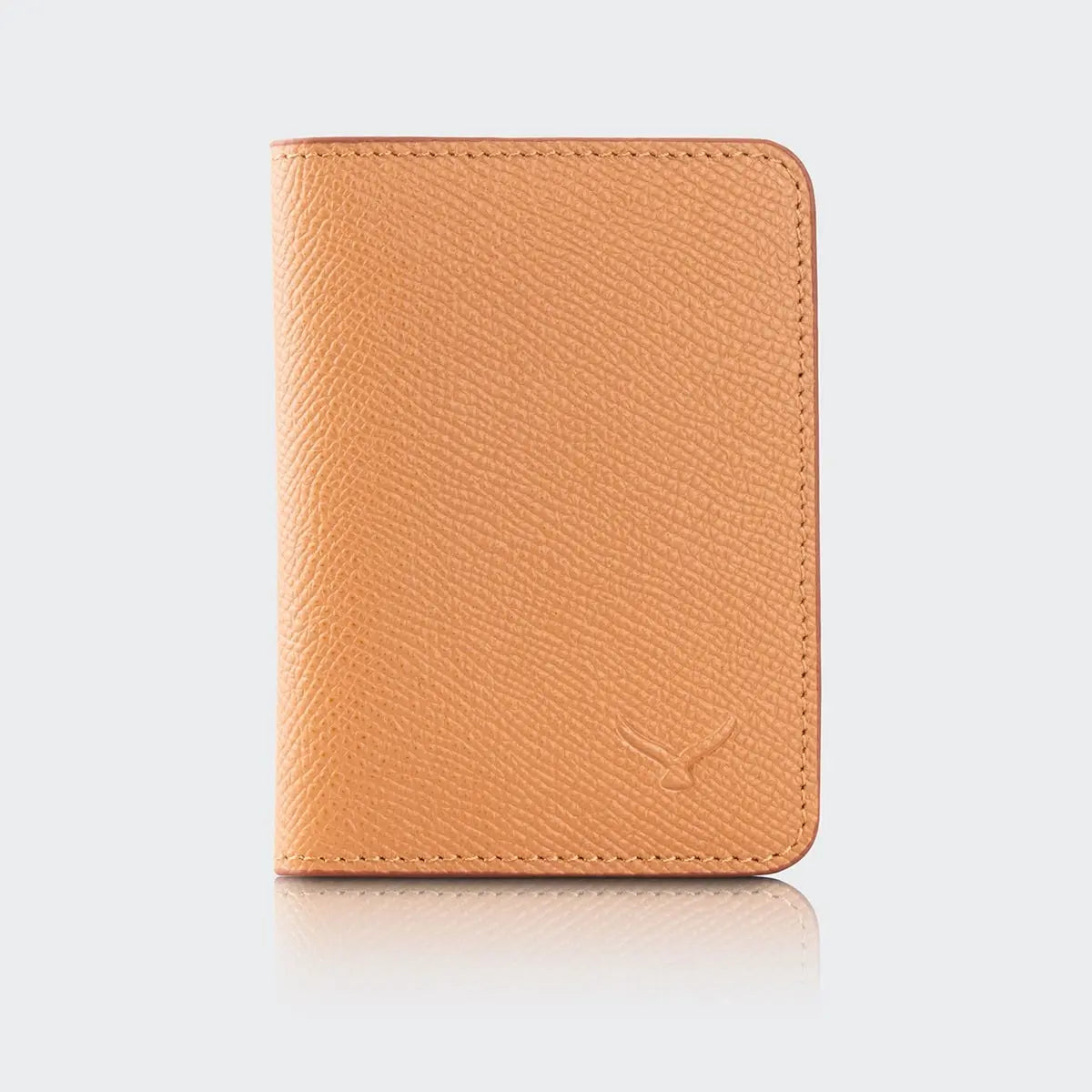 Hakiki Deri Erkek Kompakt Kartlık Cüzdan - Taba