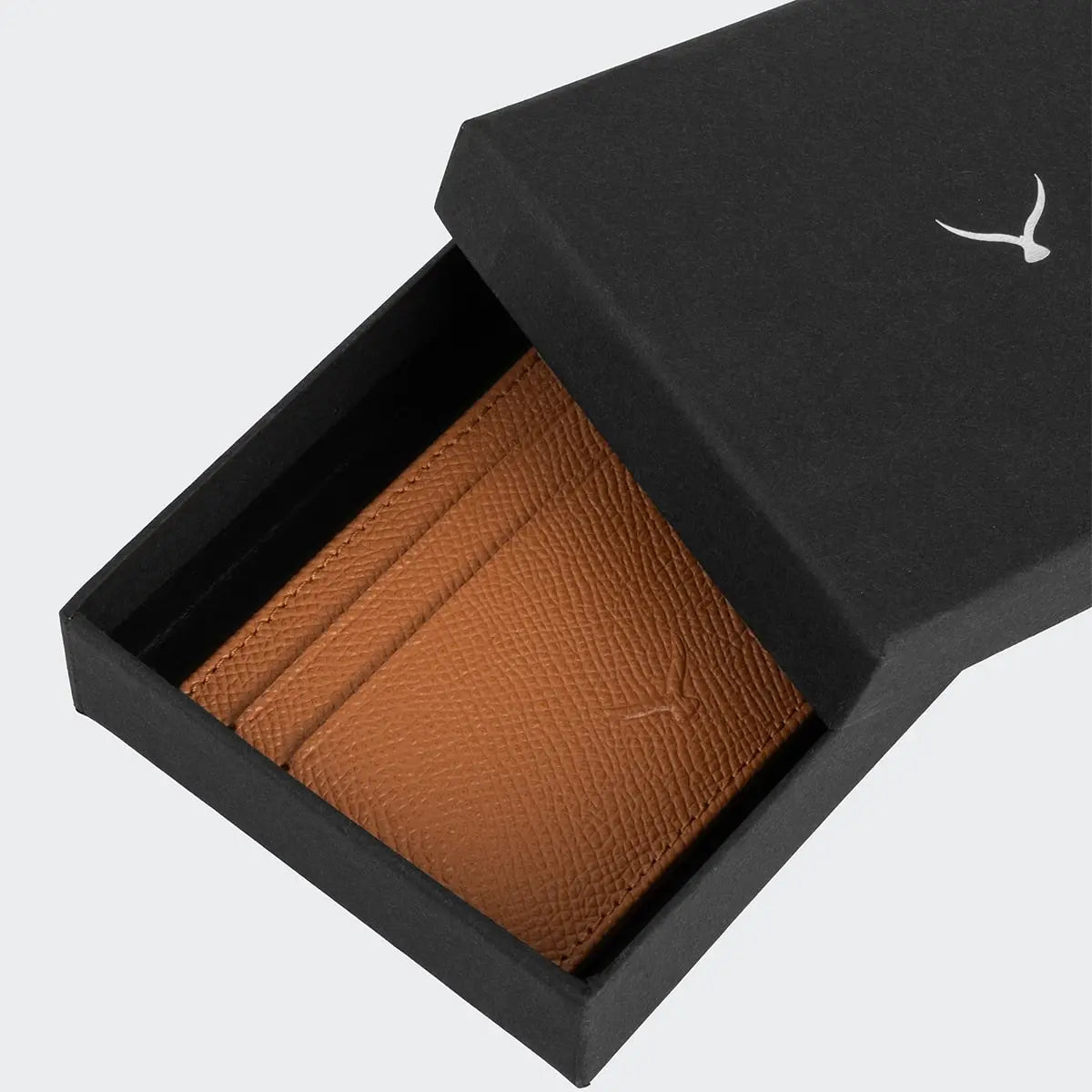 Hakiki Deri Erkek Mini Kartlık Cüzdan - Taba