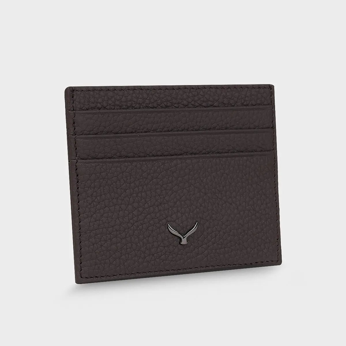 Hakiki Deri Erkek Slim Kartlık Cüzdan - Kahve