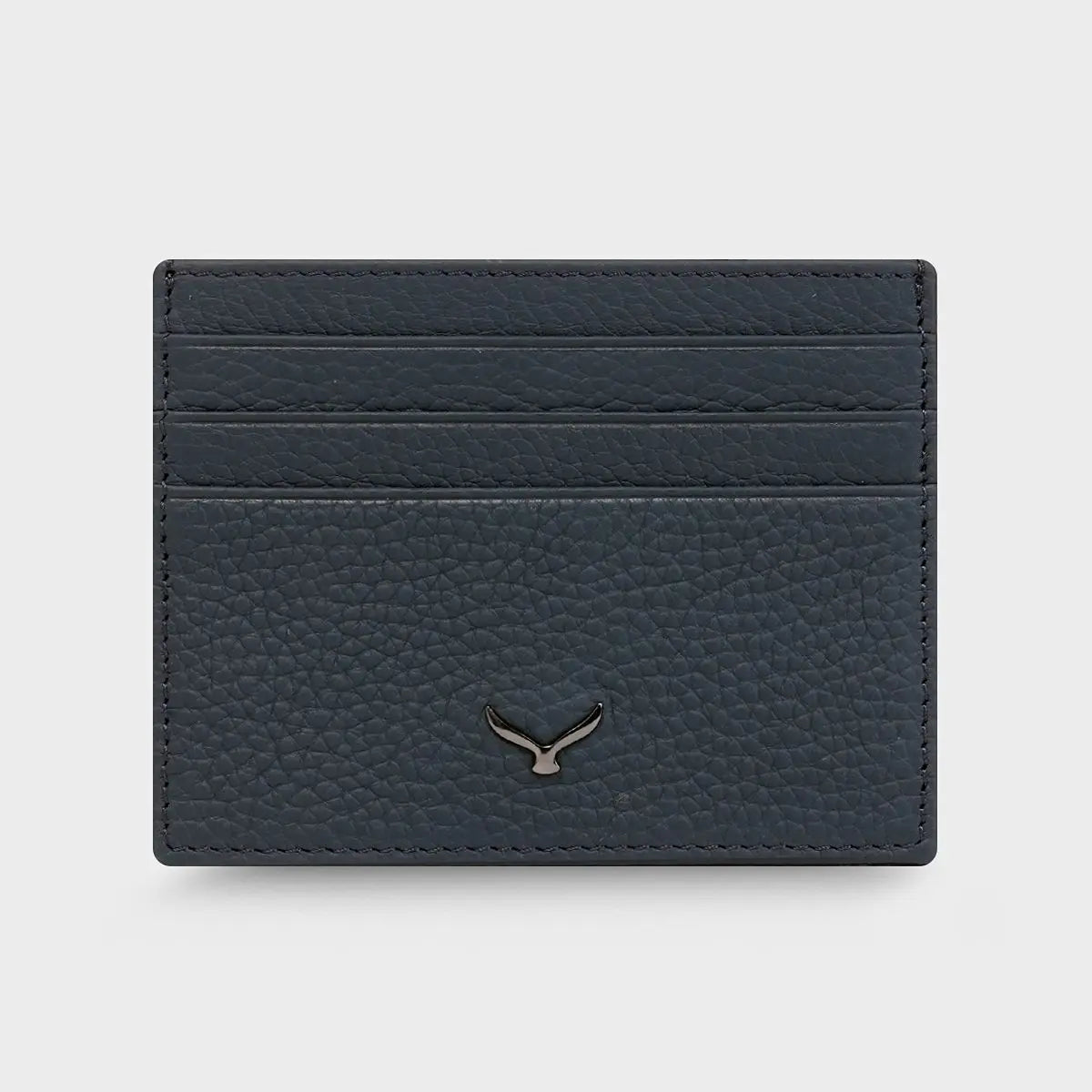 Hakiki Deri Erkek Slim Kartlık Cüzdan - Mavi