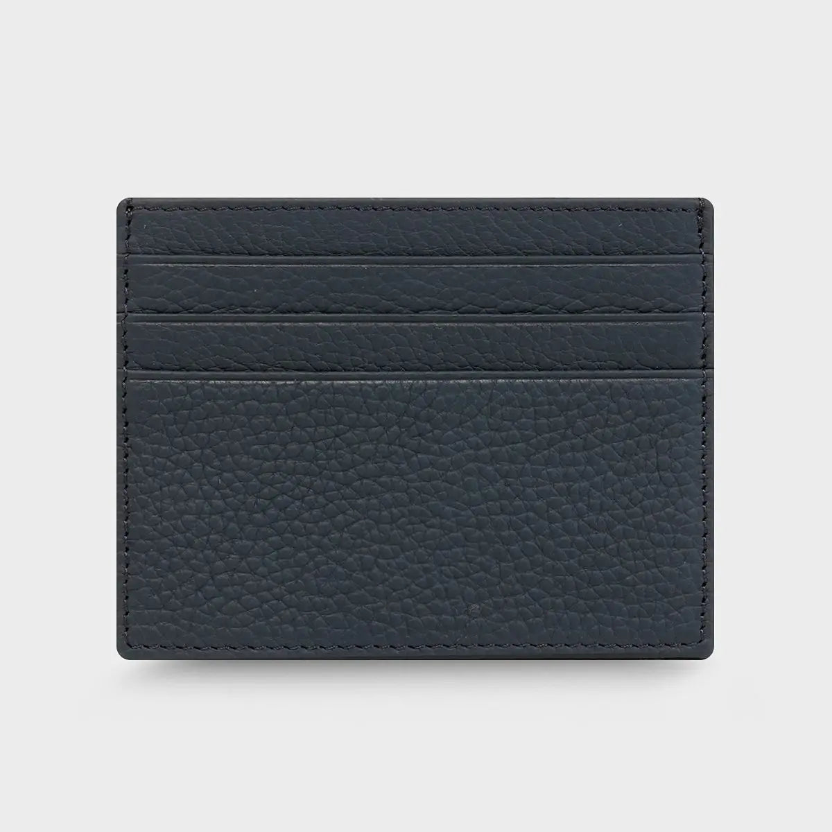 Hakiki Deri Erkek Slim Kartlık Cüzdan - Mavi