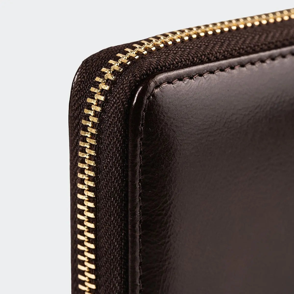 Hakiki Deri Kadın Vintage Cüzdan - Kahve