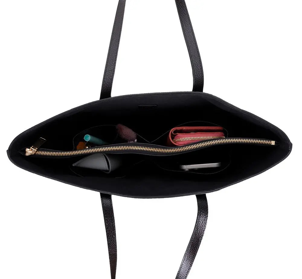 Hakiki Deri Solea Kadın Çanta - Siyah