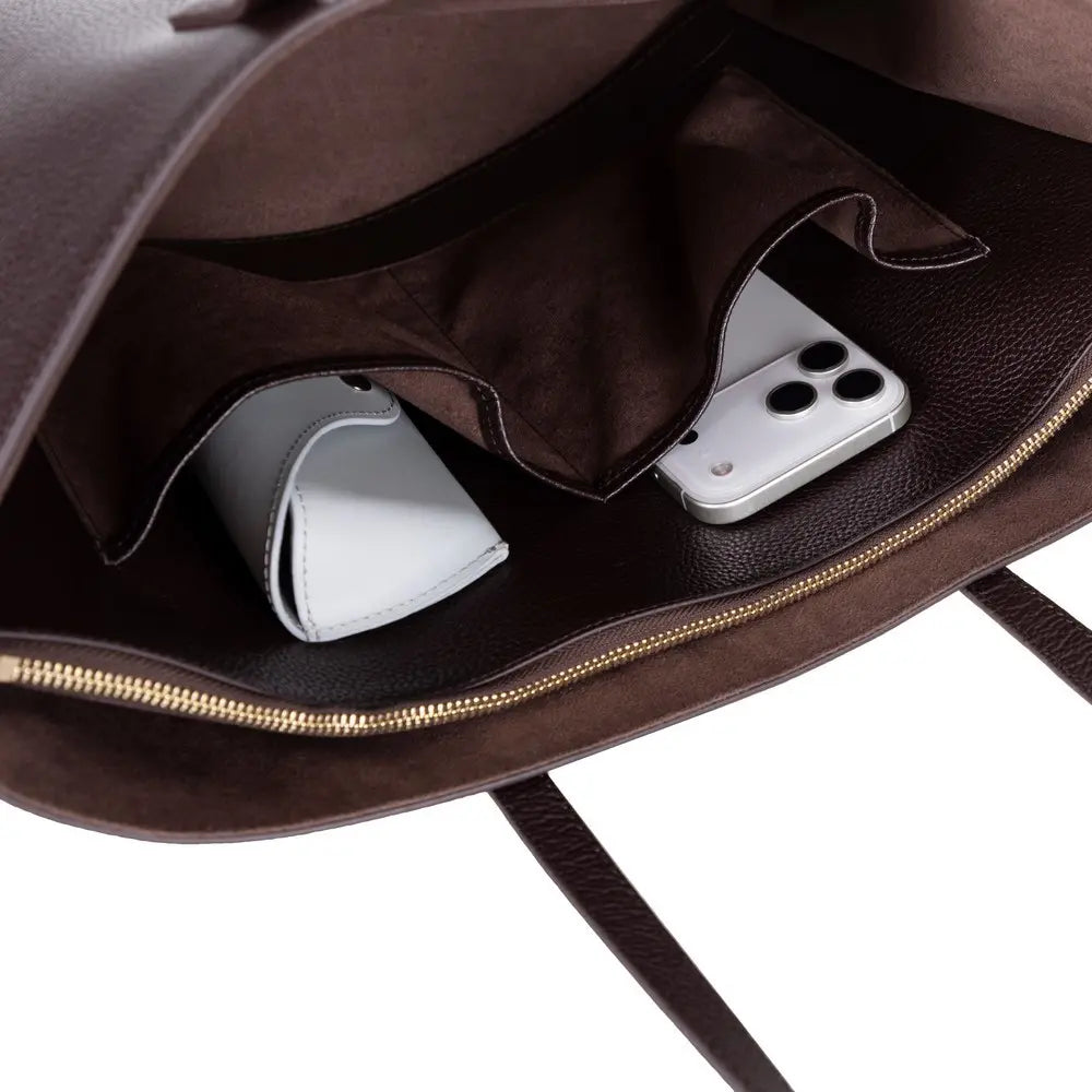 Hakiki Deri Solea Kadın Çanta - Kahve