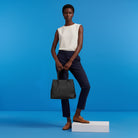 Hakiki Deri Everbloom Kadın Çanta - Siyah