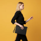 Hakiki Deri Adorn Kadın Çanta - Siyah