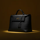 Hakiki Deri Ruby Kadın Çanta - Siyah