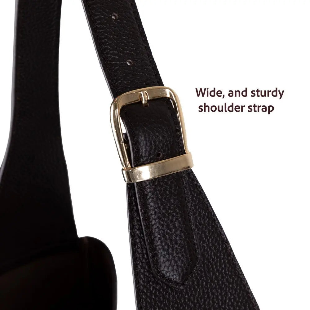 Hakiki Deri Azura Omuz Çanta - Kahve