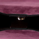 Süet Deri Carina Tote Çanta - Bordo