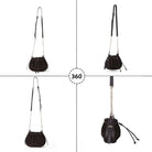 Süet Deri Valentina Kadın Çanta - Kahve