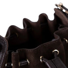 Süet Deri Valentina Kadın Çanta - Kahve