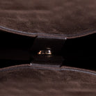 Süet Deri Carina Tote Çanta - Kahve