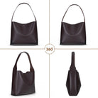 Hakiki Deri Stella Kadın Çanta - Kahve