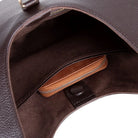 Hakiki Deri Rosa Kadın Çanta - Kahve