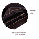 Hakiki Deri Elena Kadın Çanta - Kahve