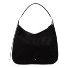 Süet Deri Carina Tote Çanta - Siyah