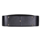 Süet Deri Carina Tote Çanta - Siyah