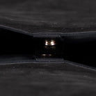 Süet Deri Carina Tote Çanta - Siyah