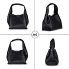 Hakiki Deri Cortina Kadın Çanta - Siyah