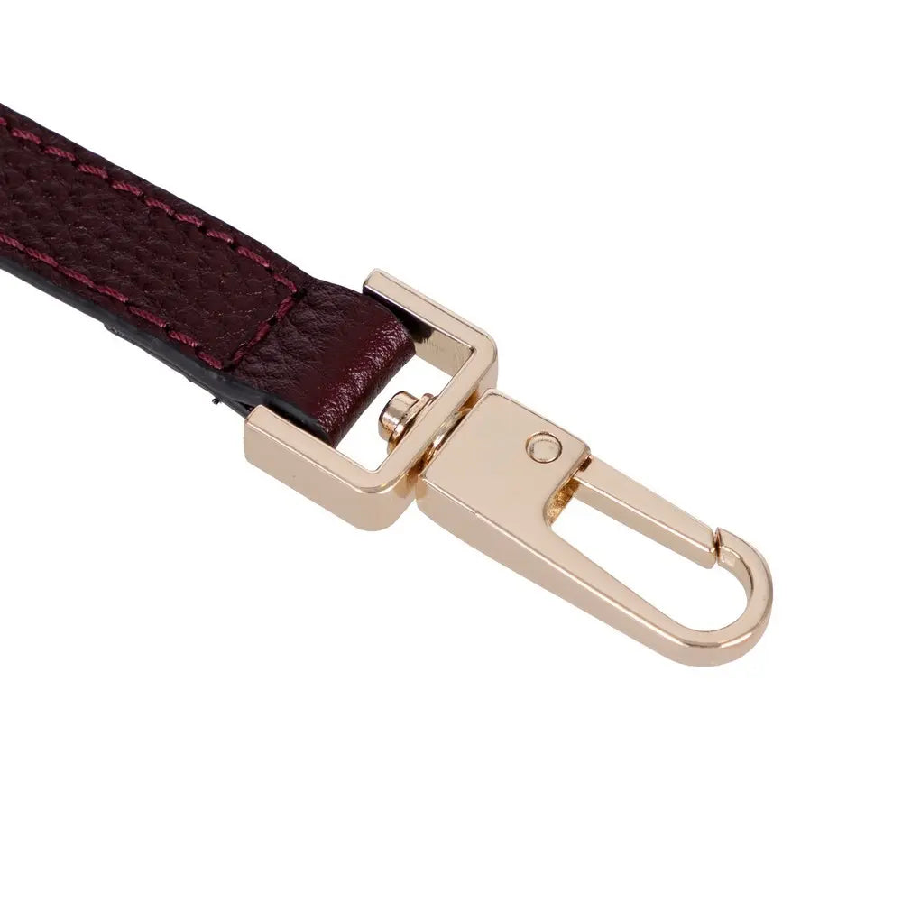 Hakiki Deri Cortina Kadın Çanta - Bordo