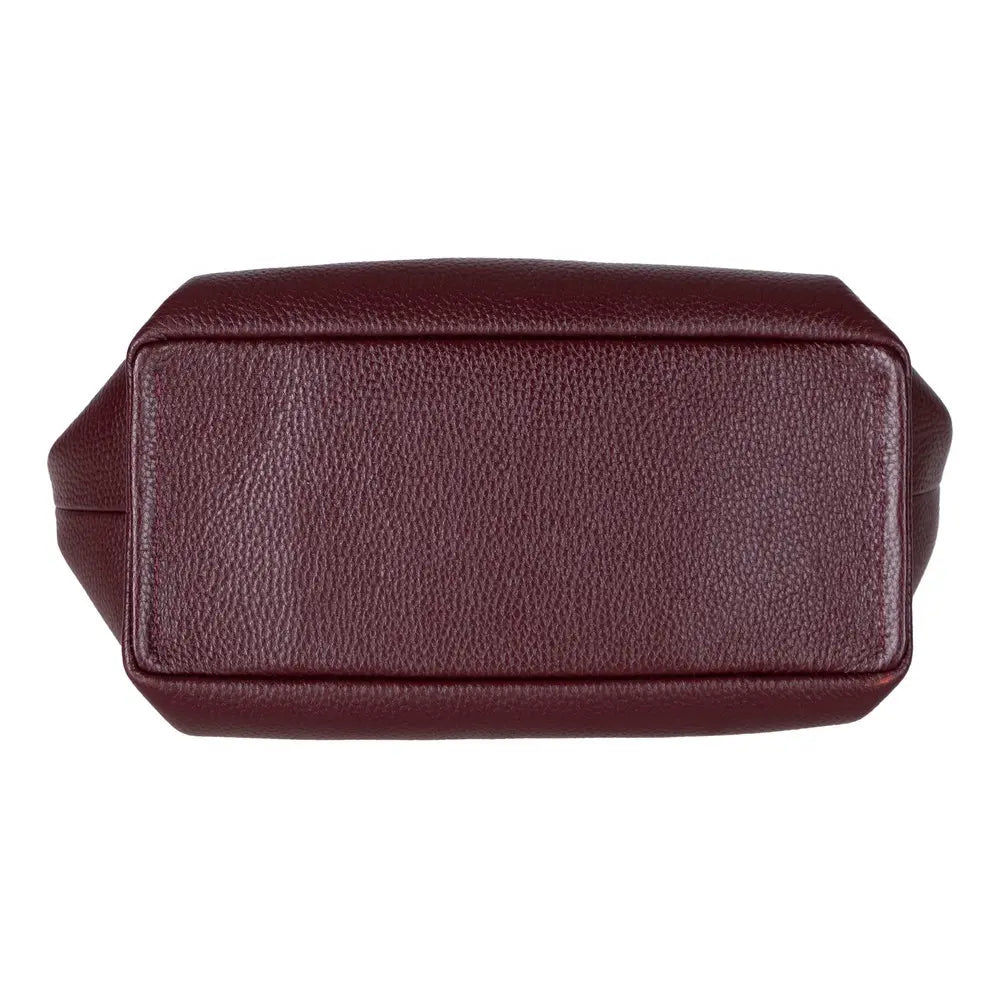 Hakiki Deri Cortina Kadın Çanta - Bordo