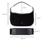 Süet Deri Dolcezza Tote Çanta - Siyah