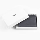 Hakiki Deri Erkek Fermuarlı Kartlık Cüzdan - Gri