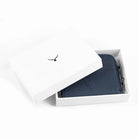 Hakiki Deri Erkek Fermuarlı Kartlık Cüzdan - Mavi