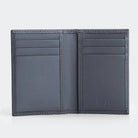 Hakiki Deri Erkek İkon Kartlık Cüzdan - Gri