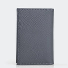 Hakiki Deri Erkek İkon Kartlık Cüzdan - Gri