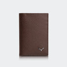 Hakiki Deri Erkek İkon Kartlık Cüzdan - Kahve