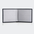 Hakiki Deri Erkek Kompakt  Cüzdan - Mavi