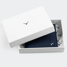 Hakiki Deri Erkek Kompakt  Cüzdan - Mavi