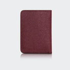 Hakiki Deri Erkek Kompakt Kartlık Cüzdan - Bordo