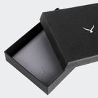 Hakiki Deri Erkek Kompakt Kartlık Cüzdan - Gri