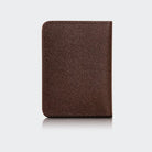 Hakiki Deri Erkek Kompakt Kartlık Cüzdan - Kahve