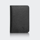 Hakiki Deri Erkek Kompakt Kartlık Cüzdan - Siyah