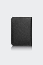 Hakiki Deri Erkek Kompakt Kartlık Cüzdan - Siyah