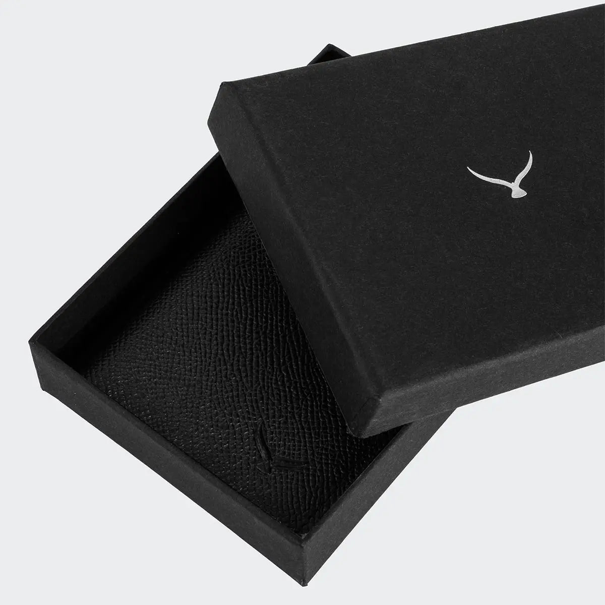 Hakiki Deri Erkek Kompakt Kartlık Cüzdan - Siyah