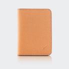 Hakiki Deri Erkek Kompakt Kartlık Cüzdan - Taba