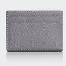 Hakiki Deri Erkek Mini Kartlık Cüzdan - Gri