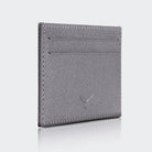Hakiki Deri Erkek Mini Kartlık Cüzdan - Gri